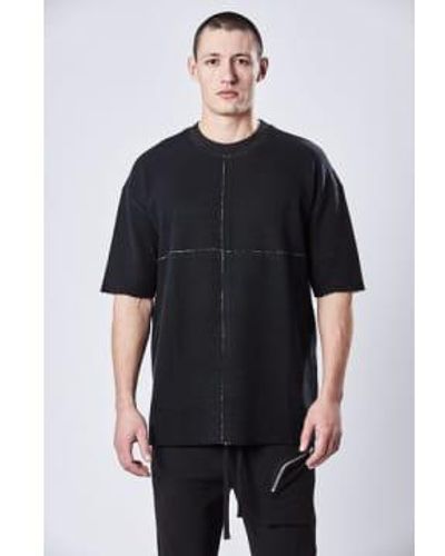 Thom Krom M Ts 743 T-shirt Double Extra Large - Black
