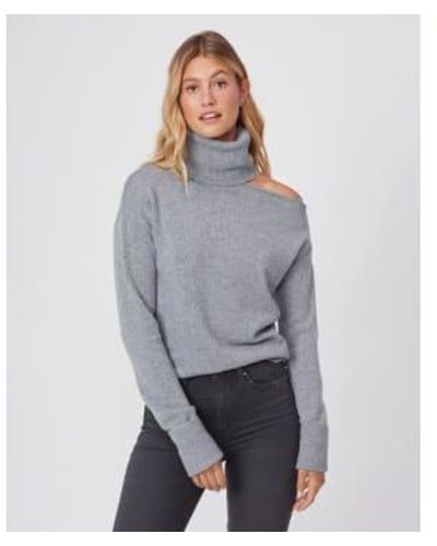 PAIGE Raundi Sweater Knit Heather Grey - Grigio