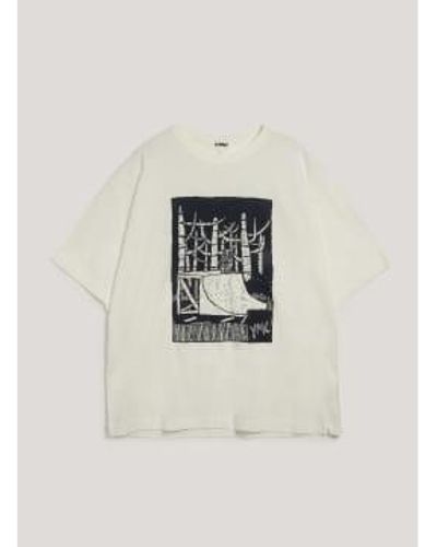 YMC Its Out There T Shirt 1 - Bianco