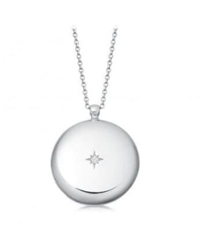 Astley Clarke Medium Biography Astley Locket Necklace - Metallizzato