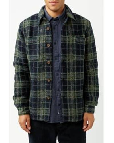 Portuguese Flannel Overshirt Pic - Verde