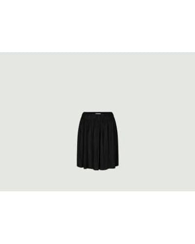 Samsøe & Samsøe Short Pleated Skirt Uma - Bianco