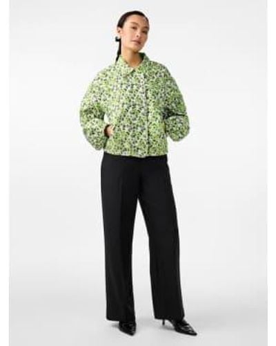 Y.A.S Yas Or Shuna Ls Bomber Jacket Wild - Verde