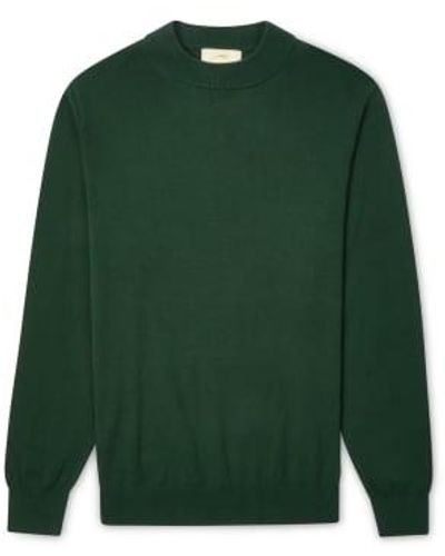 Burrows and Hare Mock Turtle Neck L - Green