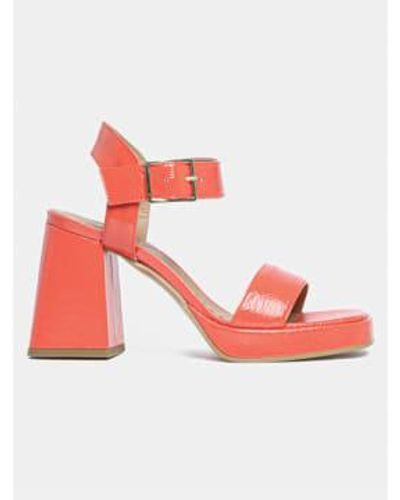 BUKELA Gry heels - Rojo