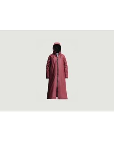 Stutterheim Mosebacke Raincoat - Red