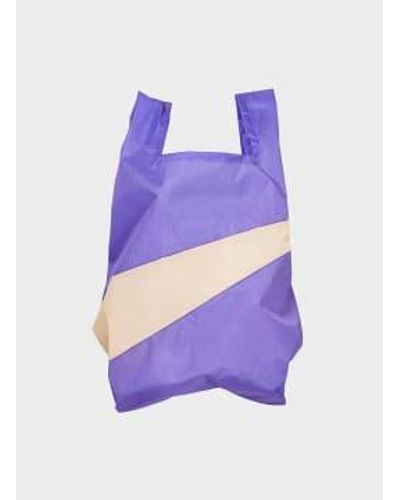 Susan Bijl The New Shopping Bag Lilac And Cees Medium - Viola