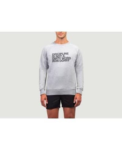 Ron Dorff Discipline sweat-shirt - Gris