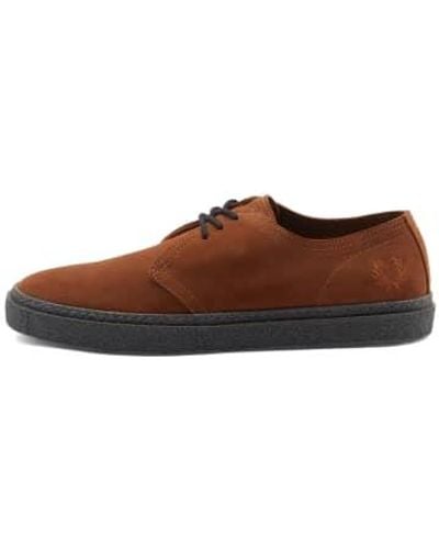 Fred Perry Linden Suede B4360 Ginger 40 - Brown