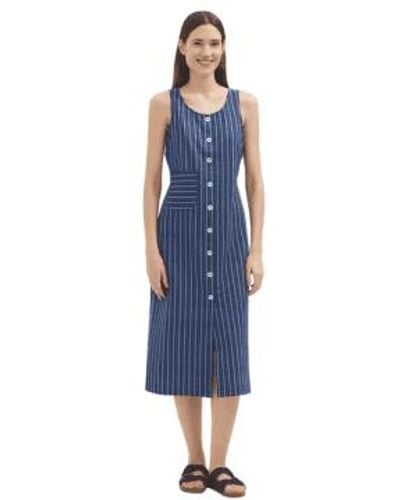 Nice Things Striped Dress From - Blu