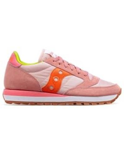 Saucony Salmon And Original Jazz Mujer Shoes - Rosa