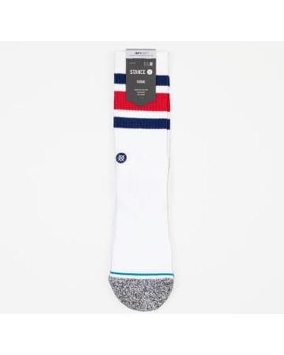 Stance Boyd Staple Socks In - Bianco