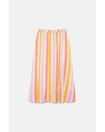 Compañía Fantástica Striped Skirt Xs - Pink