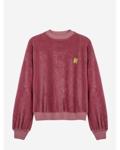 Bobo Choses Butterfly Embroidery Sweatshirt S - Red