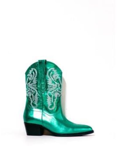 Dwrs Label Brady western boots - Verde