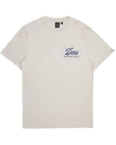Deus Ex Machina Ride Out T Shirt Vintage - Bianco