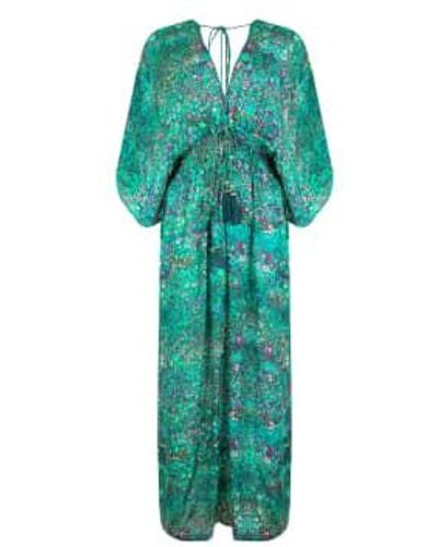 Sophia Alexia Bubbles Capri Kimono Small/medium - Green