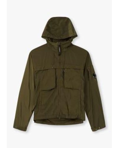 C.P. Company S -r Hooded Jacket - Green