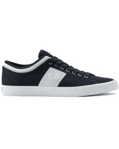 Fred Perry Underspin Tipped Cuff Twill Navy 44 - Blue