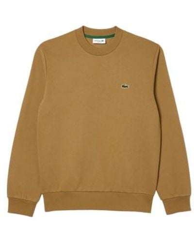 Lacoste Crew Sweat Sh9608 Cookie Small - Brown