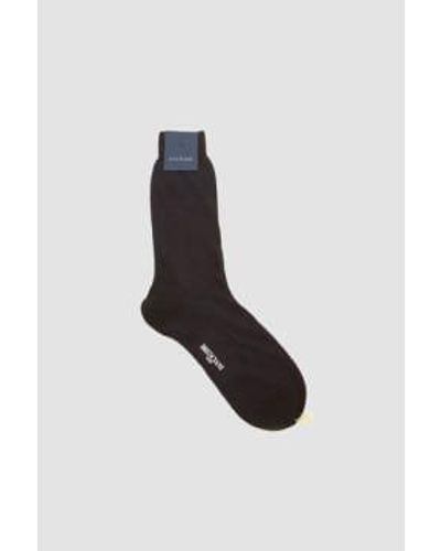 Bresciani Blend Short Socks Cafferoyal - Bianco