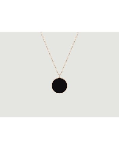 Ginette NY Onyx Jumbo Necklace - White