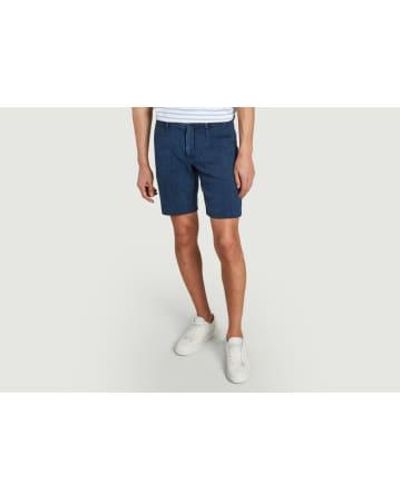 JAGVI RIVE GAUCHE Shorts With Darts - Blue