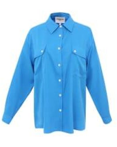 FRNCH Vivienne Shirt Electric - Blu