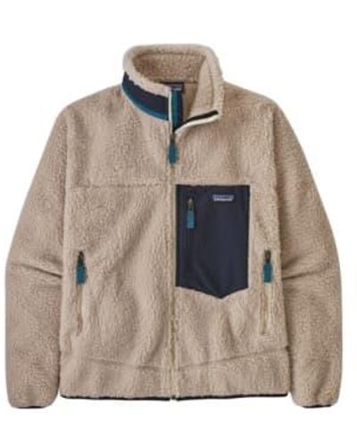 Patagonia Classic Retro-x Fleece Natural Jacket - Brown