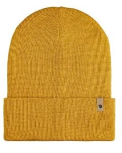 Fjallraven Classic Knit Beanie Acorn One Size - Yellow