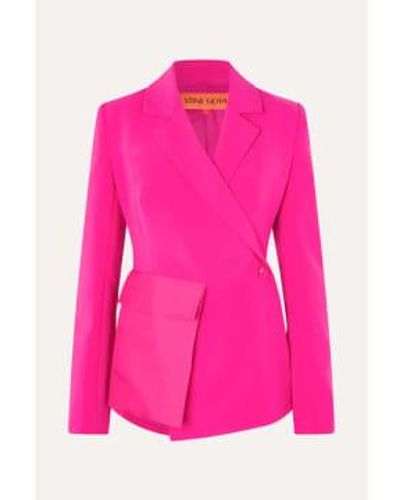 Stine Goya Sgamena Jacket Fuschia Xs - Pink