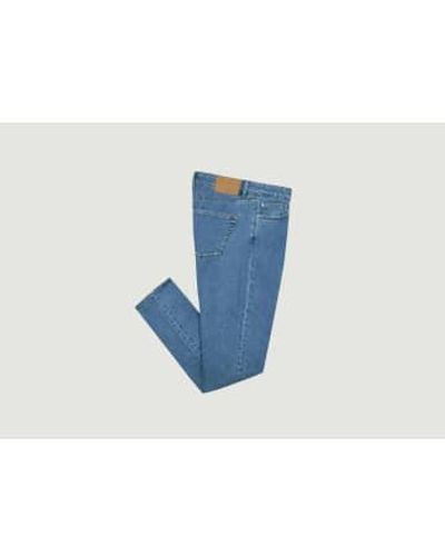Faguo Jeans slim jean brut - Bleu