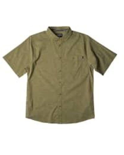 Kavu Welland Shirt Peat Moss - Verde