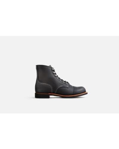 Red Wing Wing Shoes Wing 8084 Heritage 6 Iron Ranger Boot Black Harness 40 - Nero