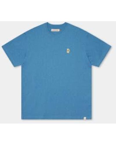 Revolution Melange 1366 Luc Loose T Shirt M - Blue