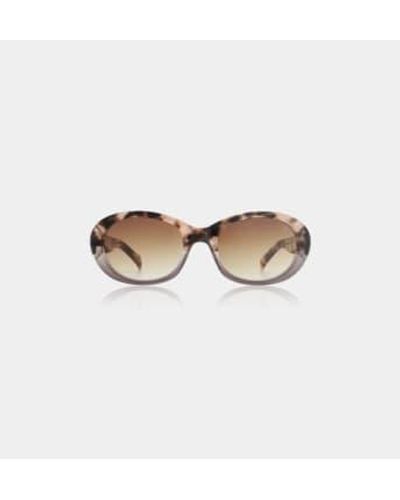 A.Kjærbede Coquina/ Transparent Anma Sunglasses O/s - Gray