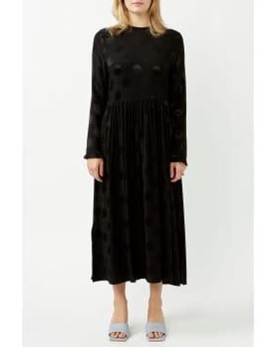 Mads Nørgaard Gran Jacquard Docca Dress - Nero