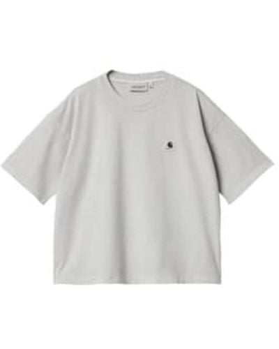 Carhartt Camiseta W Ss Nelson Sonic Garment Dyed - Grigio