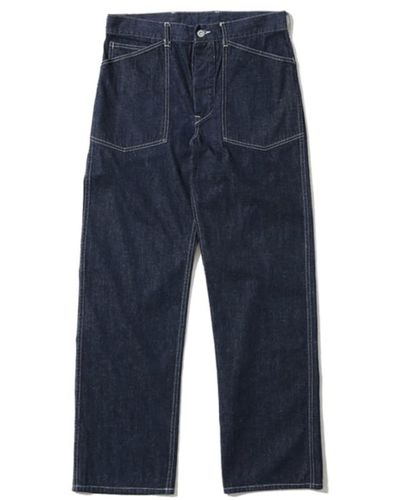 Buzz Rickson's Pantalon travail modèle 1937 - Bleu