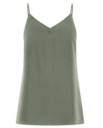 Cashmere Fashion 00394itary Silk Top Lia Xs / - Green