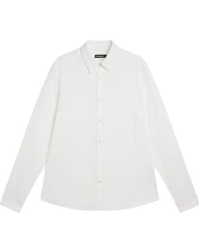 J.Lindeberg J.linberg Comfort Camisa ajustada - Blanco
