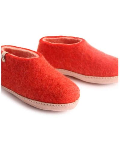 Egos Egos Classic Shoe Slippers Rusty Red