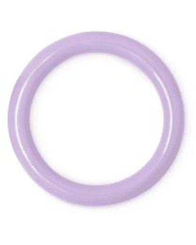 Lulu Colourful Enamel Ring 52 - Purple