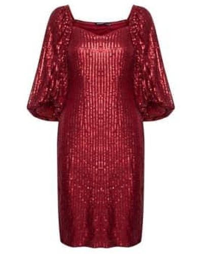 Soaked In Luxury Rhubarb Dalila Gausa Dress - Rosso