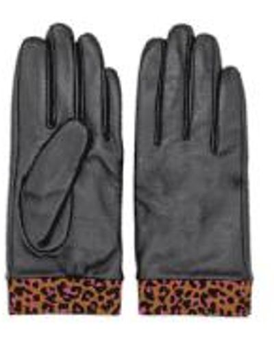 Nooki Design Anya glove en leopard mix - Negro