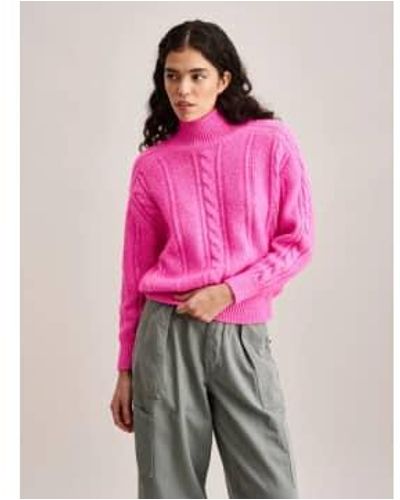 Bellerose Nanphu Sweater Fluo - Rosa