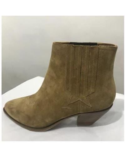 Golden Goose Sunset Cowboy Ankle Boot 36 / Cuoio - Green