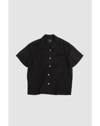 Portuguese Flannel Camisa dogtown negro