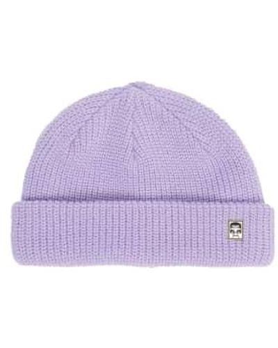 Obey Micro Beanie Rose One Size - Purple
