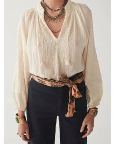 MAISON HOTEL Sandrine Blouse Off Off / Xs - Natural